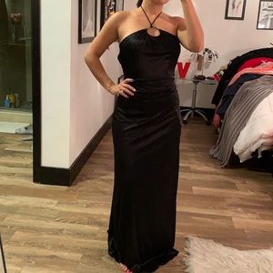 Silk Black Dress